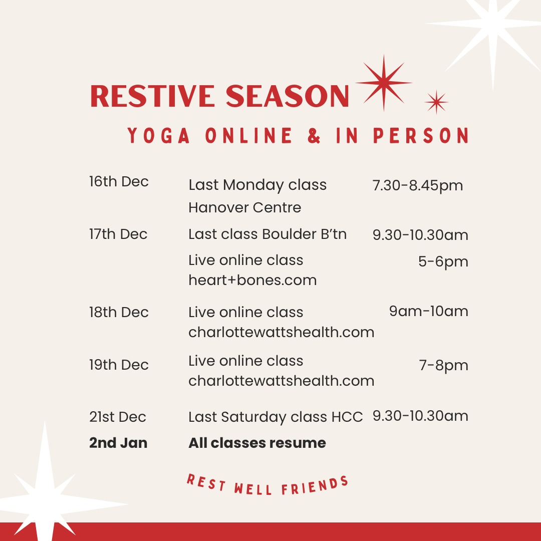 restive season timetable